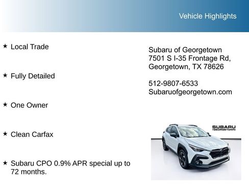 Certified 2025 Subaru Crosstrek 2.5i Limited w/ Crosstrek Mirror Package image 11