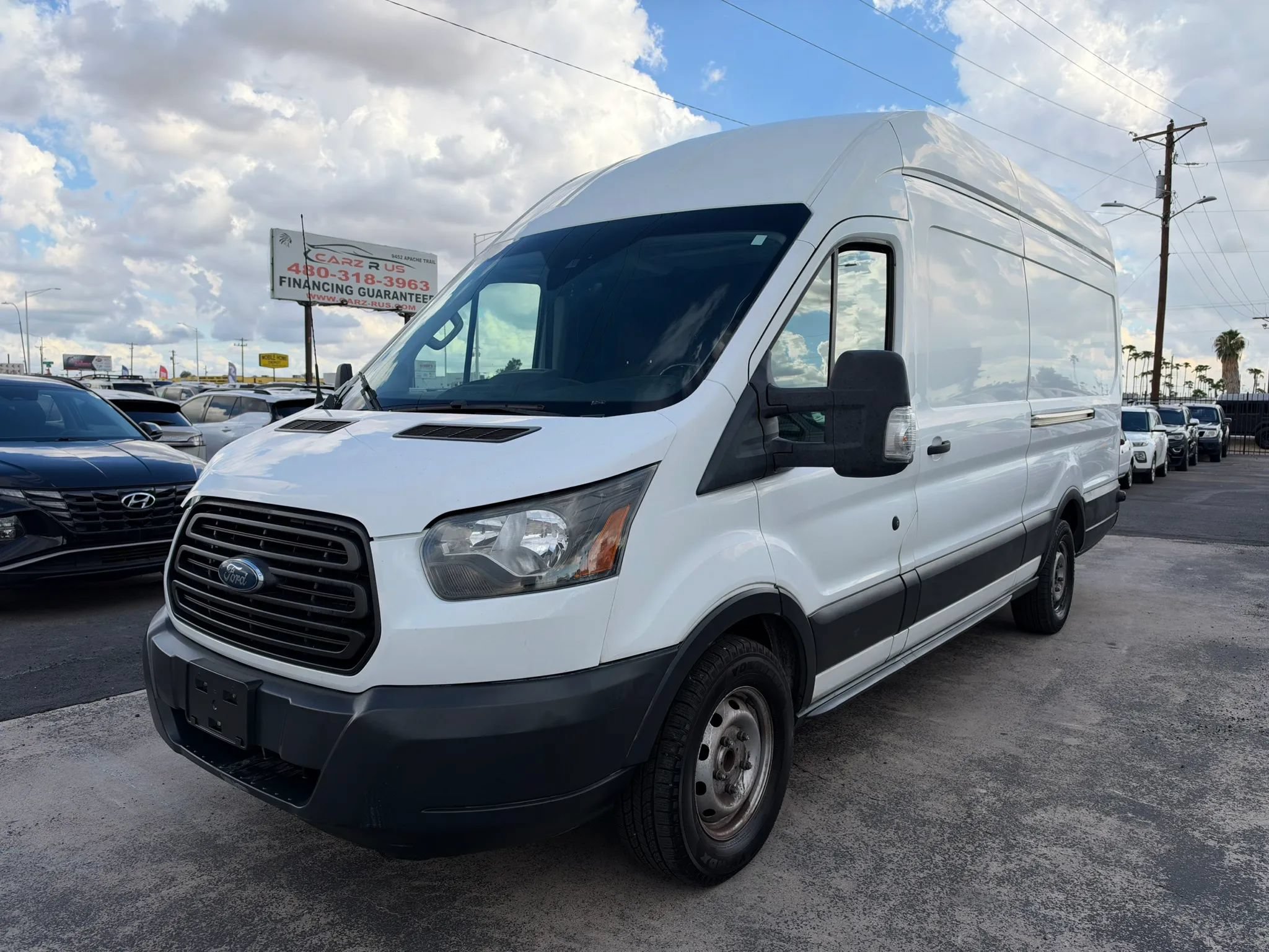 Used 2017 Ford Transit 350 148 High Roof Extended w/ Interior Upgrade Package RWD image 1