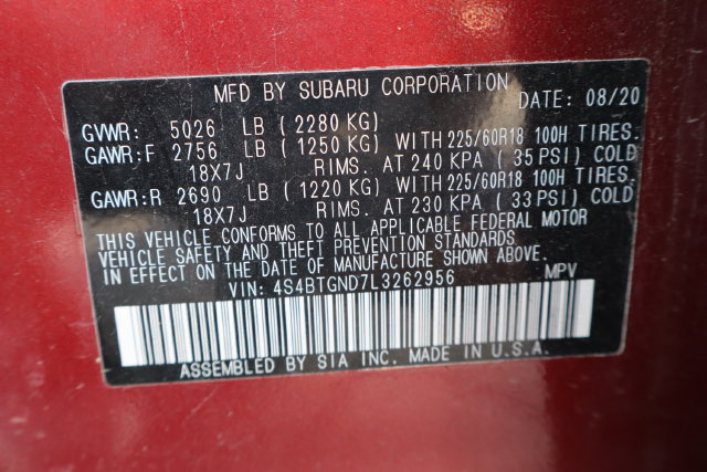 Used 2020 Subaru Outback Limited XT w/ Popular Package #2 AWD/4WD image 43