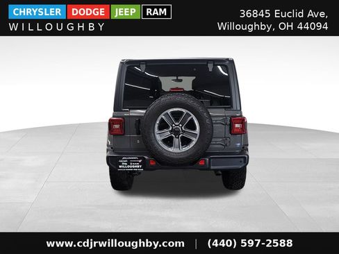 Used 2020 Jeep Wrangler Unlimited Sahara w/ Uconnect 4C Nav & Sound Group AWD/4WD image 8