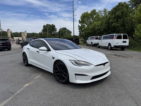 Used 2021 Tesla Model S Plaid AWD/4WD image 3