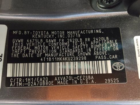 Used 2019 Toyota Camry SE FWD image 33