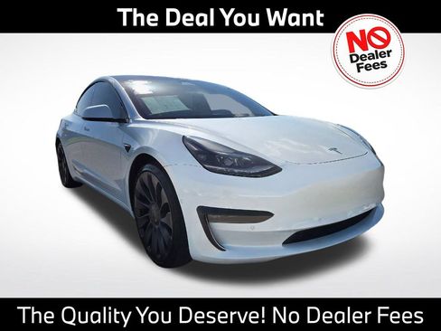 Used 2021 Tesla Model 3 Performance AWD/4WD image 1