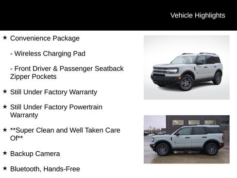 Used 2023 Ford Bronco Sport Big Bend w/ Convenience Package image 11