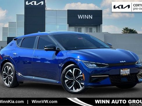Certified 2023 Kia EV6 GT-Line w/ GT-Line White Seat Package RWD image 1