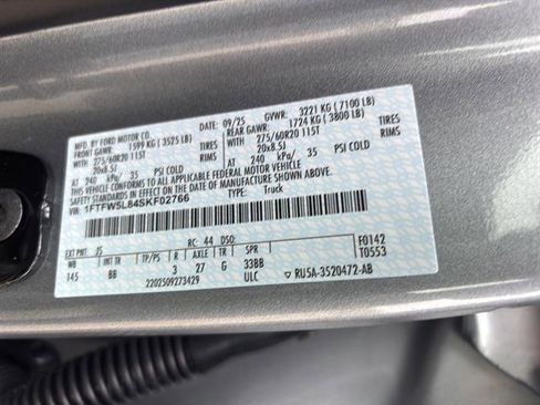 New 2025 Ford F150 Lariat w/ Equipment Group 501A Mid image 20