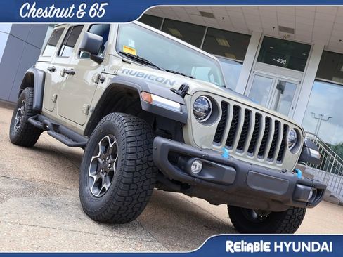 Used 2022 Jeep Wrangler Unlimited Rubicon 4xe w/ Steel Bumper Group AWD/4WD image 7