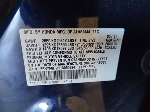 Used 2017 Honda Pilot Touring image 33