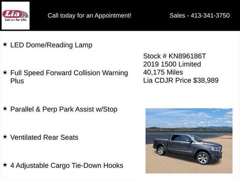 Certified 2019 RAM 1500 Limited AWD/4WD image 21