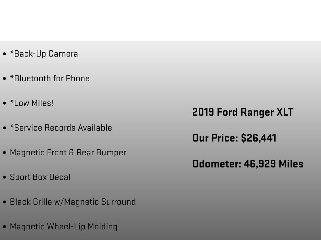 Used 2019 Ford Ranger XLT w/ Equipment Group 301A Mid AWD/4WD image 12