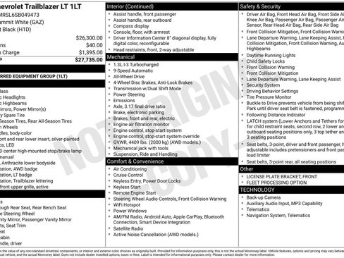 Used 2025 Chevrolet TrailBlazer LT image 24