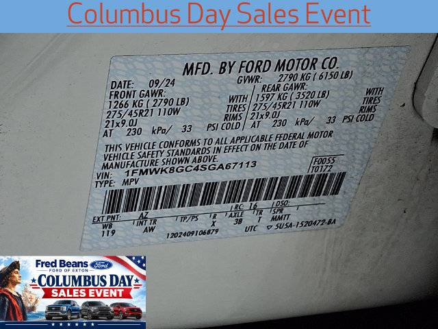 Certified 2025 Ford Explorer ST AWD/4WD image 27