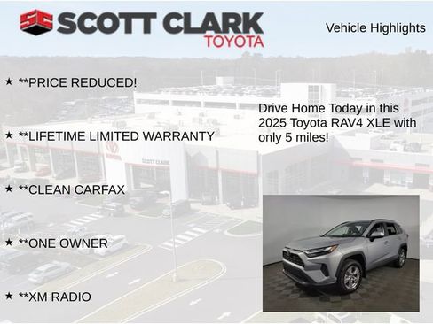 Used 2025 Toyota RAV4 XLE w/ Convenience Package FWD image 12