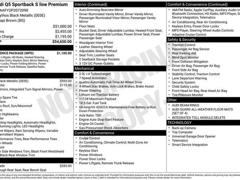 Used 2023 Audi Q5 2.0T Premium w/ Convenience Package image 45