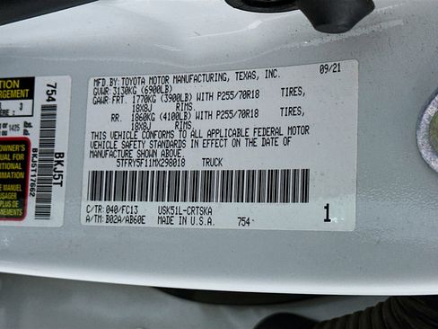 Used 2021 Toyota Tundra SR5 image 12