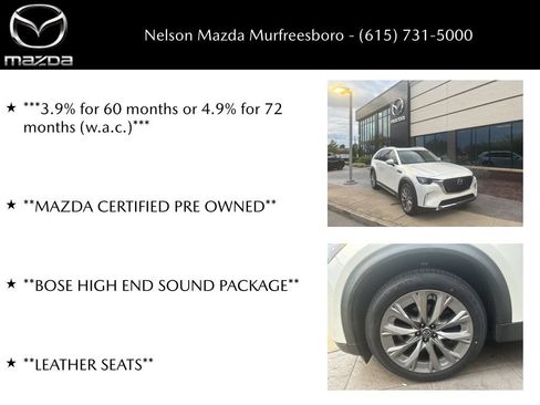 Certified 2024 MAZDA CX-90 3.3 Turbo w/ Premium Package AWD/4WD image 32