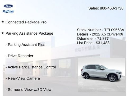 Used 2022 BMW X5 xDrive40i w/ Premium Package AWD/4WD image 5