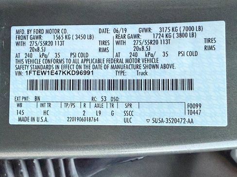 Used 2019 Ford F150 Lariat image 28