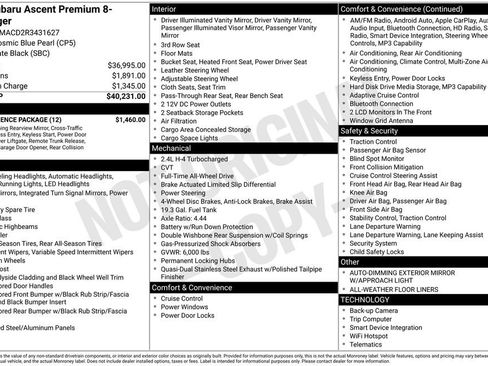 Used 2024 Subaru Ascent Premium w/ Convenience Package image 3