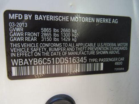 Used 2013 BMW ALPINA B7 xDrive w/ Driver Assistance Pkg image 53