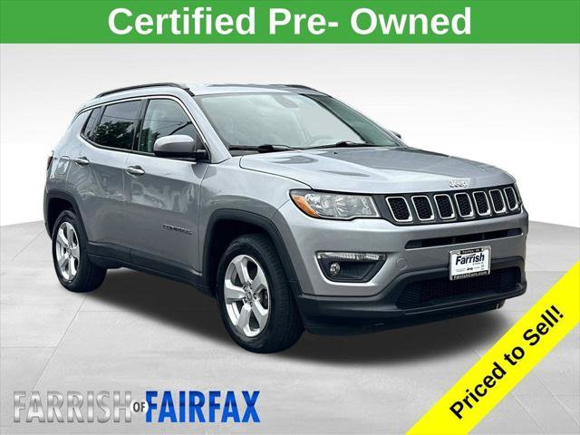 Certified 2019 Jeep Compass Latitude w/ Popular Equipment Group FWD image 1