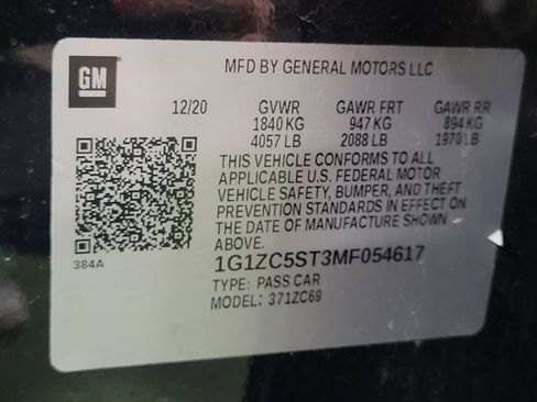 Used 2021 Chevrolet Malibu LS w/ LPO, Convenience Package 2 FWD image 33