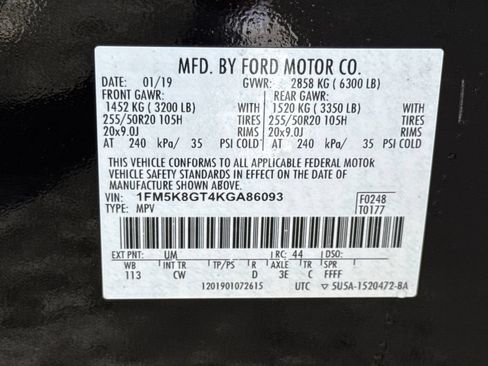 Used 2019 Ford Explorer Sport w/ Equipment Group 401A AWD/4WD image 31