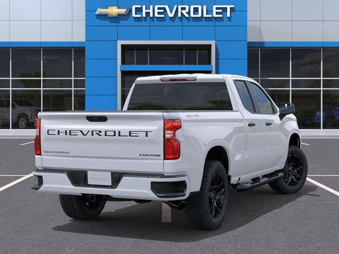 New 2025 Chevrolet Silverado 1500 Custom w/ Turbomax Blackout Package AWD/4WD image 4