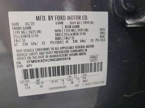 Used 2022 Ford Explorer XLT w/ Equipment Group 202A AWD/4WD image 33