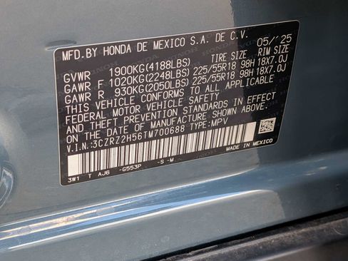Certified 2026 Honda HR-V Sport image 30