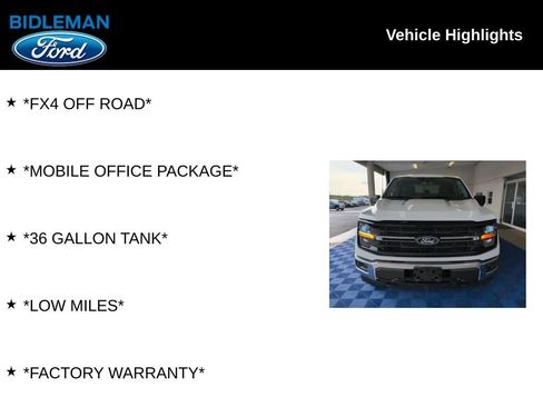 Used 2024 Ford F150 XLT w/ FX4 Off-Road Package AWD/4WD image 10
