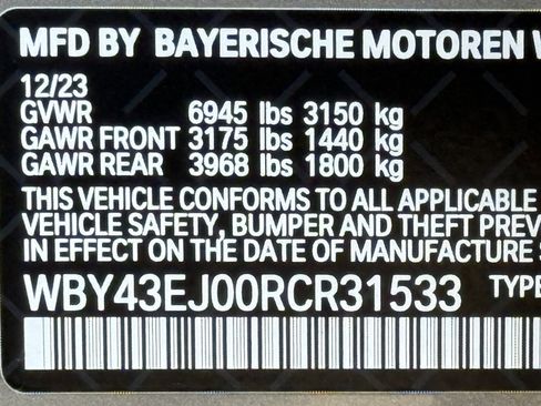 Used 2024 BMW i7 eDrive50 w/ M Sport Package image 53