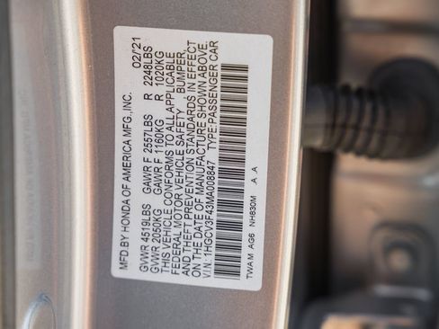 Used 2021 Honda Accord EX image 38