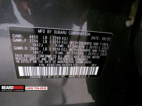 Used 2022 Subaru Outback Limited image 39