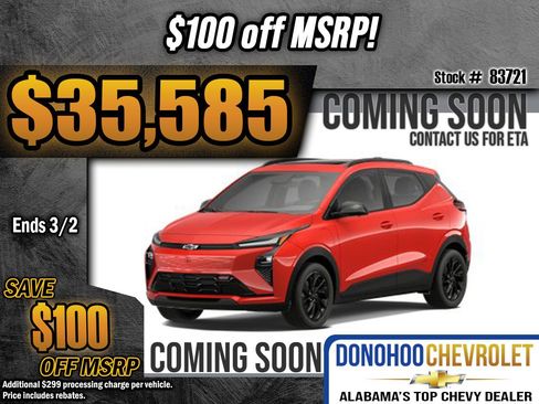 New 2027 Chevrolet Bolt RS image 1