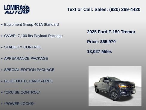 Used 2025 Ford F150 Tremor AWD/4WD image 8