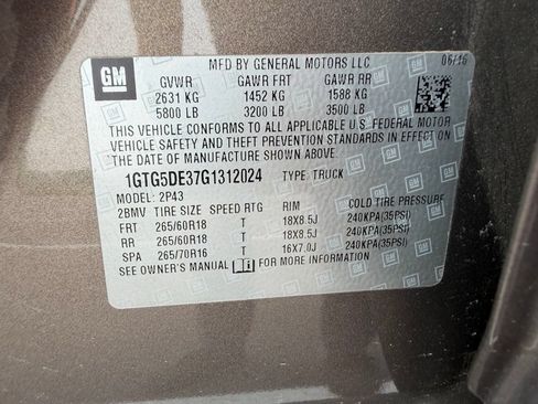 Used 2016 GMC Canyon SLT w/ Driver Alert Package RWD image 16