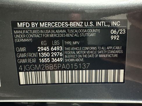 Certified 2023 Mercedes-Benz EQE 350+ SUV image 26