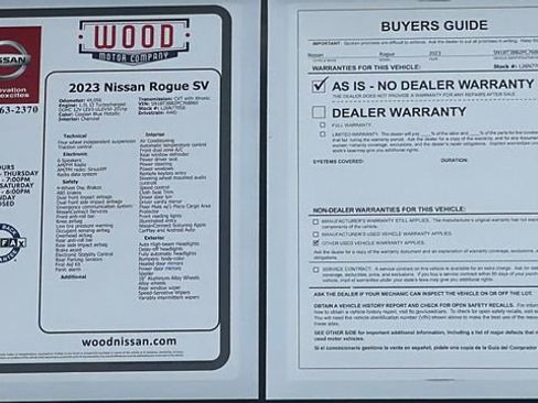 Used 2023 Nissan Rogue SV AWD/4WD image 12