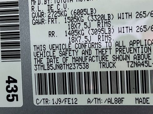 New 2026 Toyota Tacoma TRD Sport AWD/4WD image 26