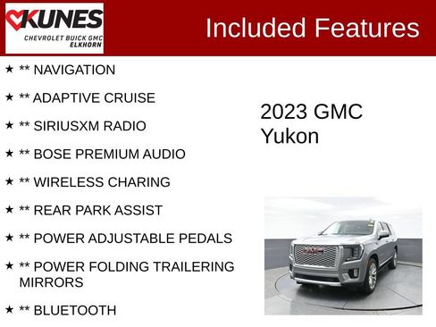 Used 2023 GMC Yukon Denali AWD/4WD image 3