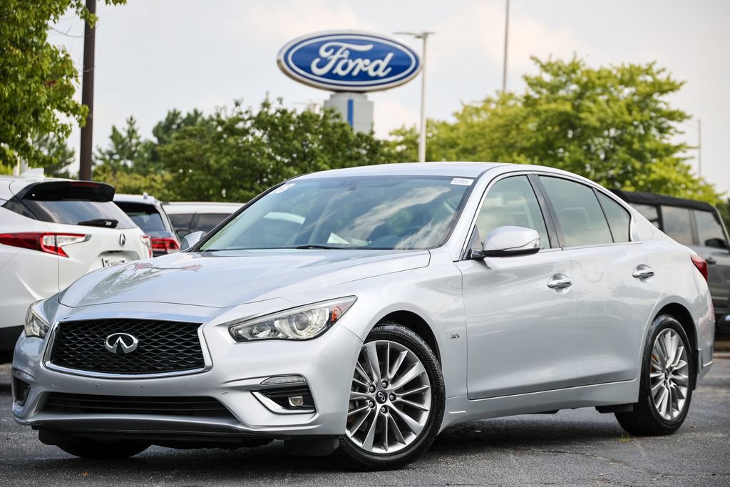 Used 2018 INFINITI Q50 Luxe w/ Essential Package (3.0T Luxe) AWD/4WD image 1