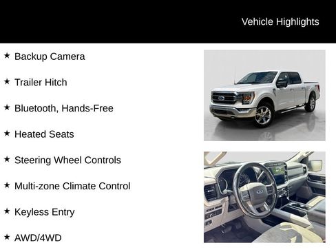 Used 2021 Ford F150 XLT w/ Equipment Group 302A High AWD/4WD image 26