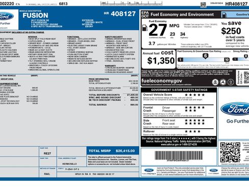 Used 2017 Ford Fusion SE w/ Fusion SE Technology Package FWD image 9
