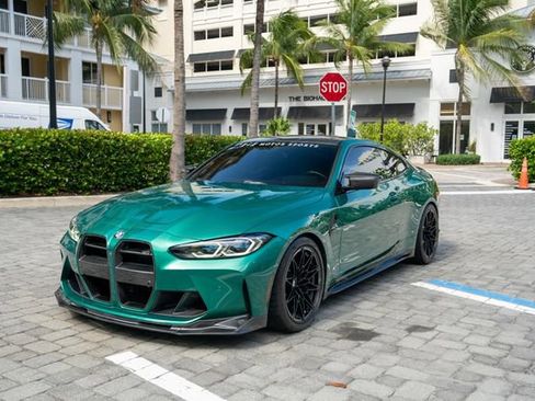 Used 2021 BMW M4 Coupe w/ Executive Package RWD image 2