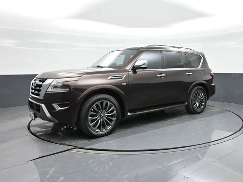 Used 2021 Nissan Armada Platinum w/ Captain's Chairs Package RWD image 26