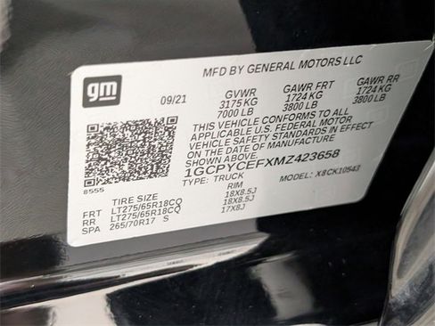 Used 2021 Chevrolet Silverado 1500 Custom Trail Boss image 32