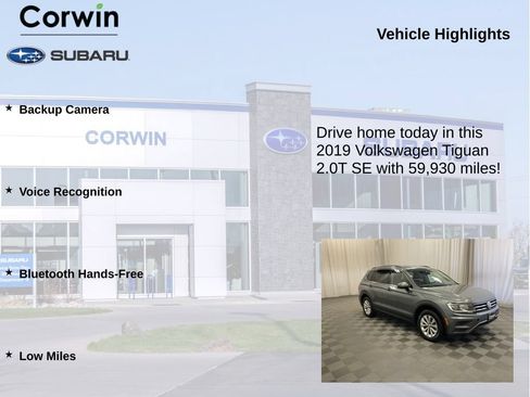 Used 2019 Volkswagen Tiguan SE AWD/4WD image 6