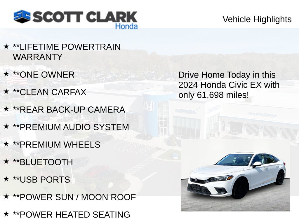 Used 2024 Honda Civic EX image 11