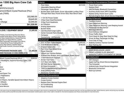 New 2026 RAM 1500 Big Horn AWD/4WD image 24